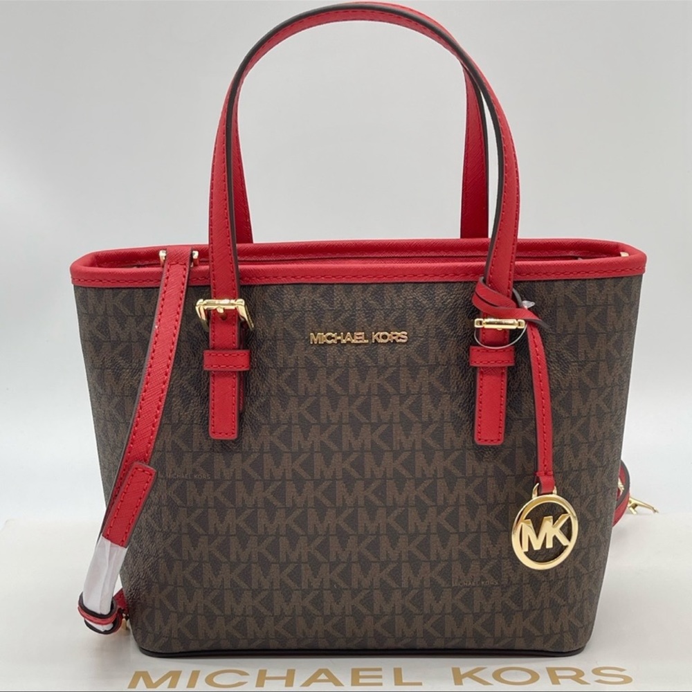 Michael Kors X Small Tote Crossbody Bag Leather - Picture 2 of 10